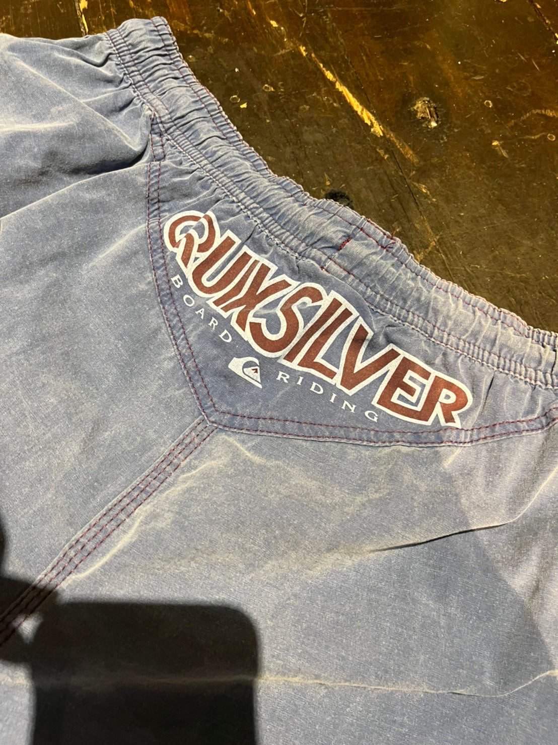 【Quiksilver 】Vtg 90s〜00s Quiksilver Cotton Shorts Rare Skate Surf Made in Australia (men's XL)