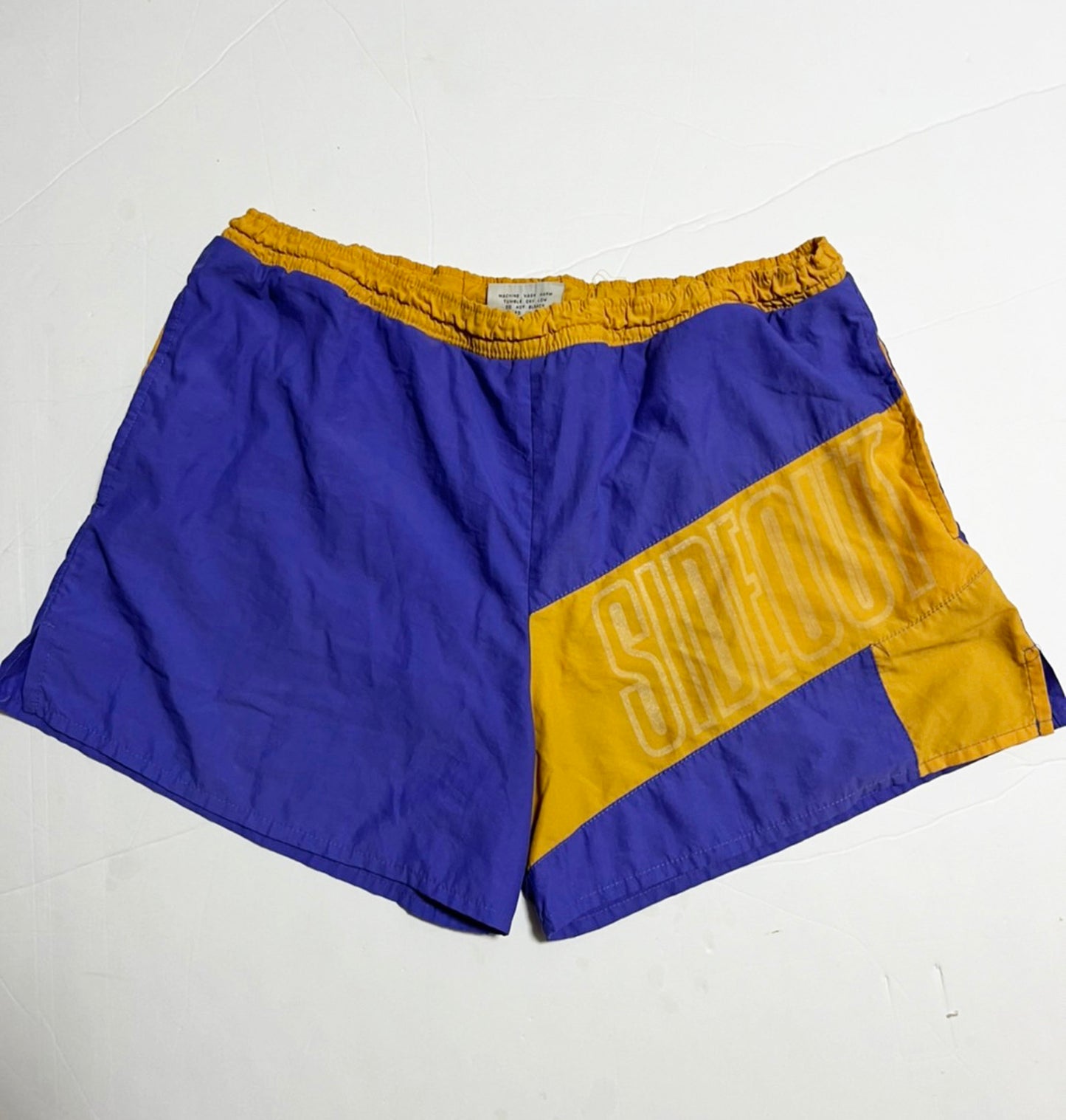 【EURO vintage】90's sideout sports wear  水陸両用 ビーチショーツ ショートパンツ【men's M】