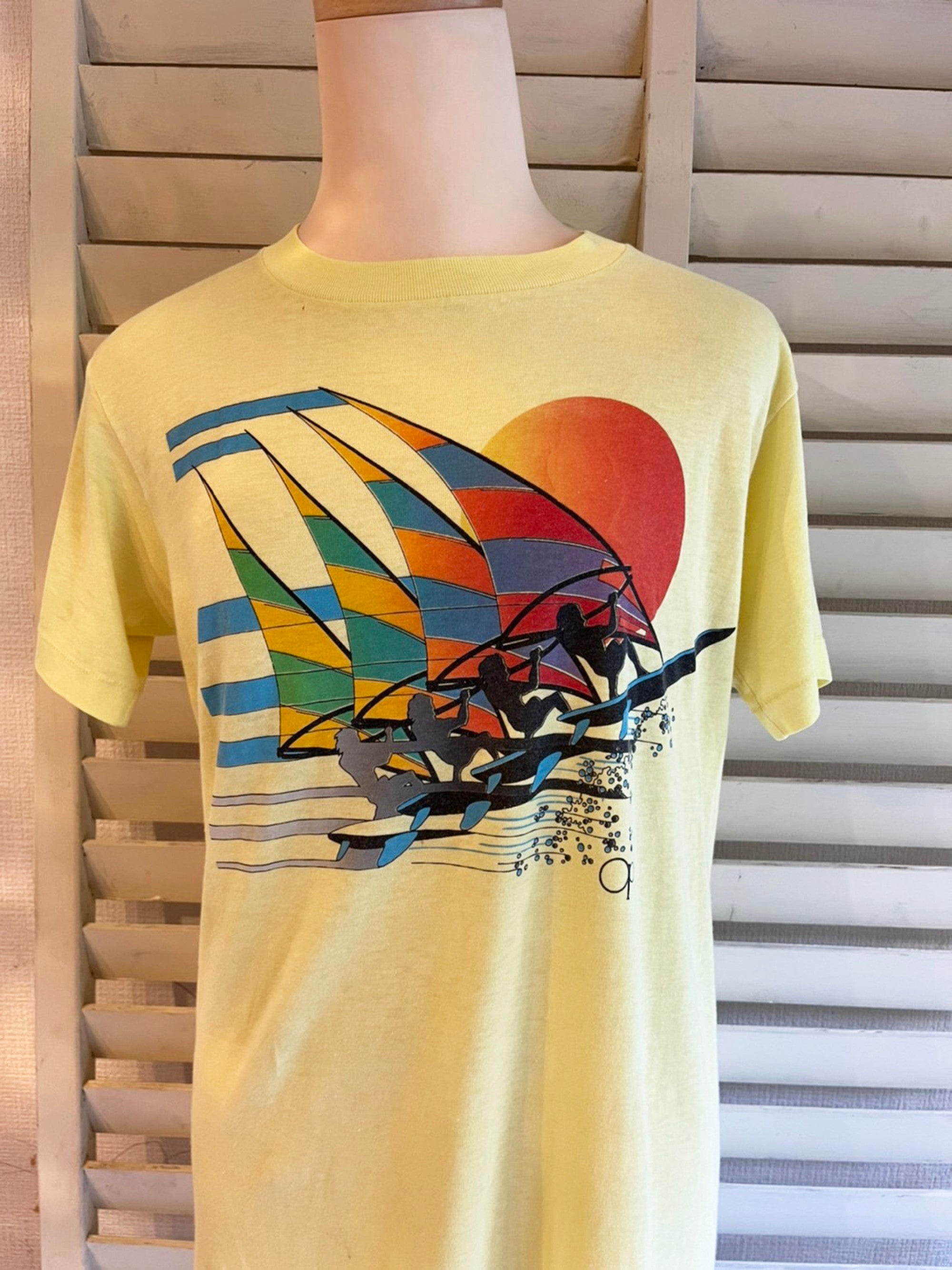 OCEAN PACIFIC】70's オーシャンパシフィック ポリ混 USA製 Tシャツ ...