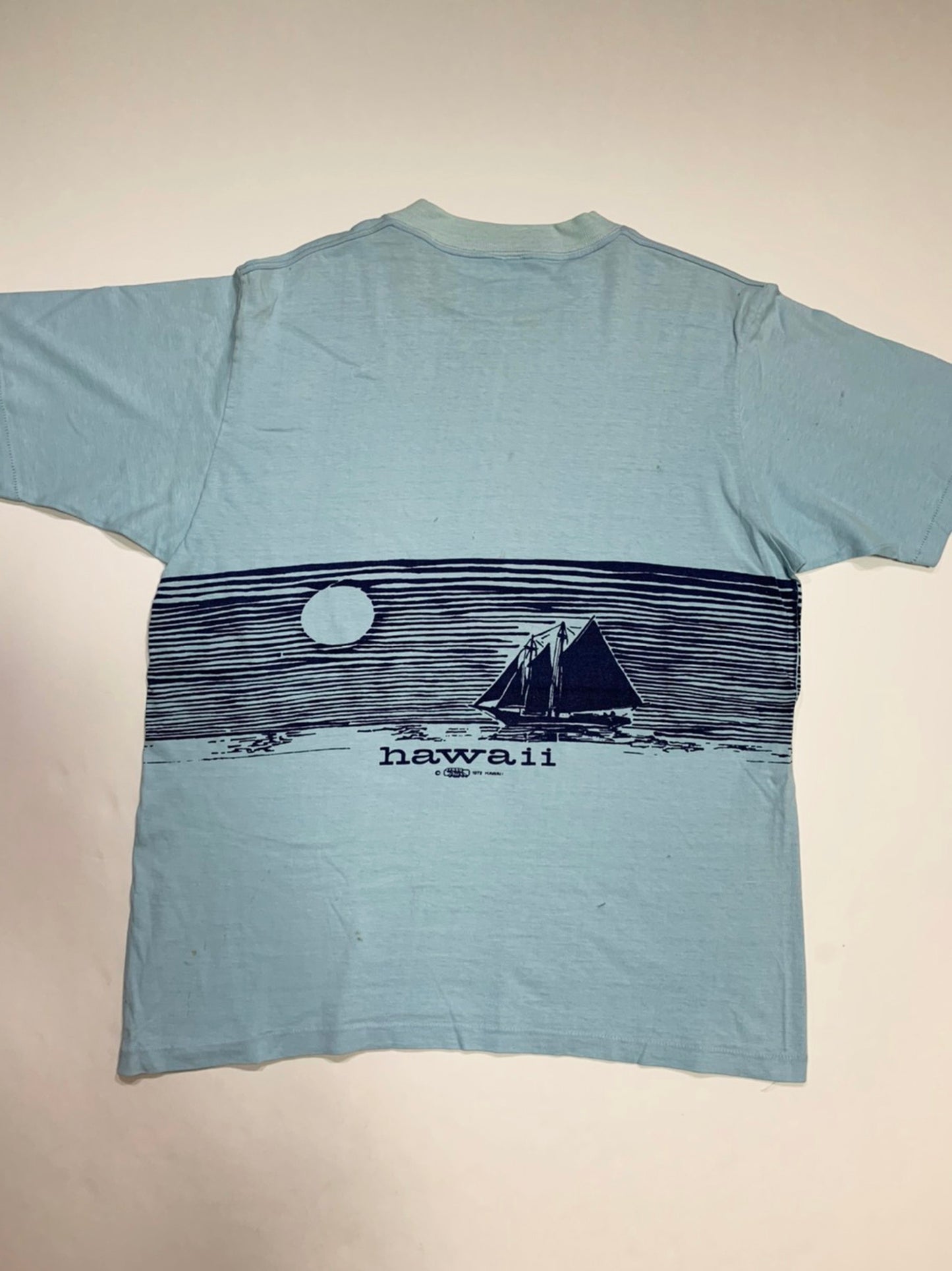 【Crazy shirts】ダメージ有り！70's クレイジーシャツ  Hawaii Tシャツ（men's XL相当）