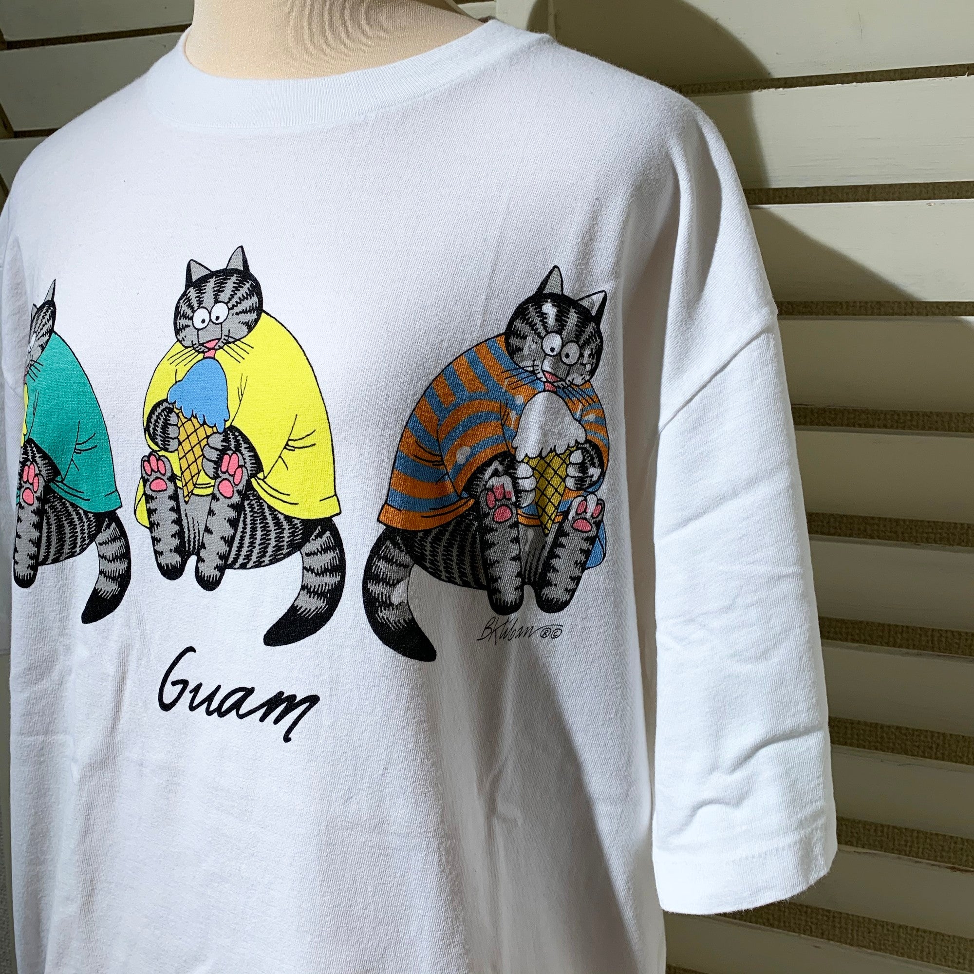 Crazy shirt】90s USA製 クレイジーシャツ クリバンキャットTシャツ