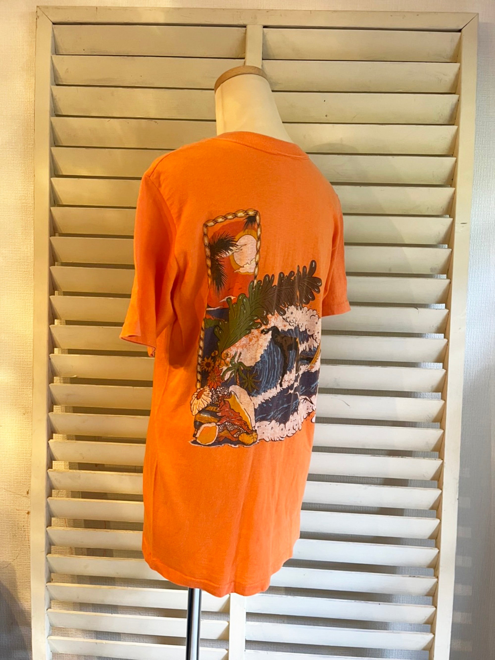 vintage】70-80s HI CRU by stedman サーフプリント Tシャツ(men's M ...