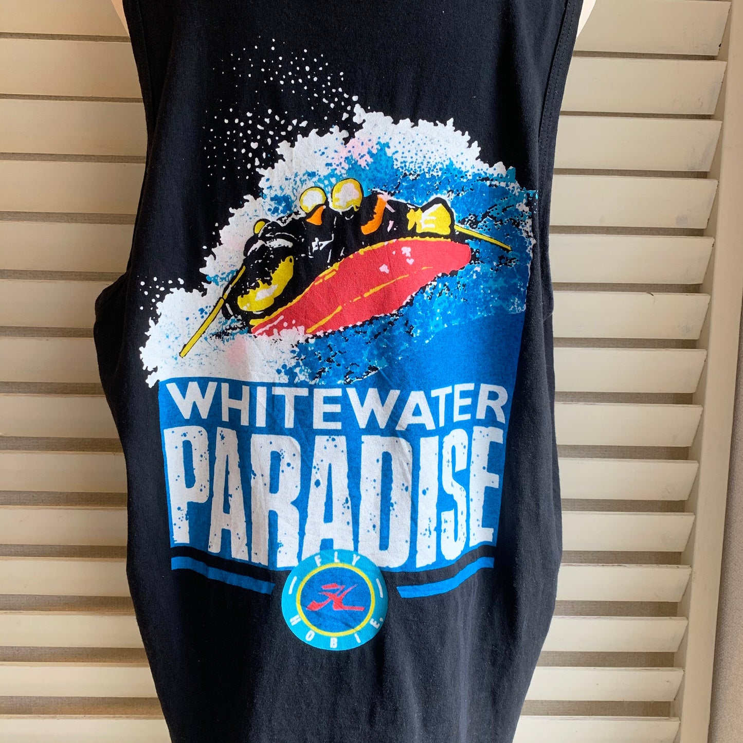 【HOBIE】80's WHITEWATER PARADISE  オールドサーフ　タンクトップ (men's L)