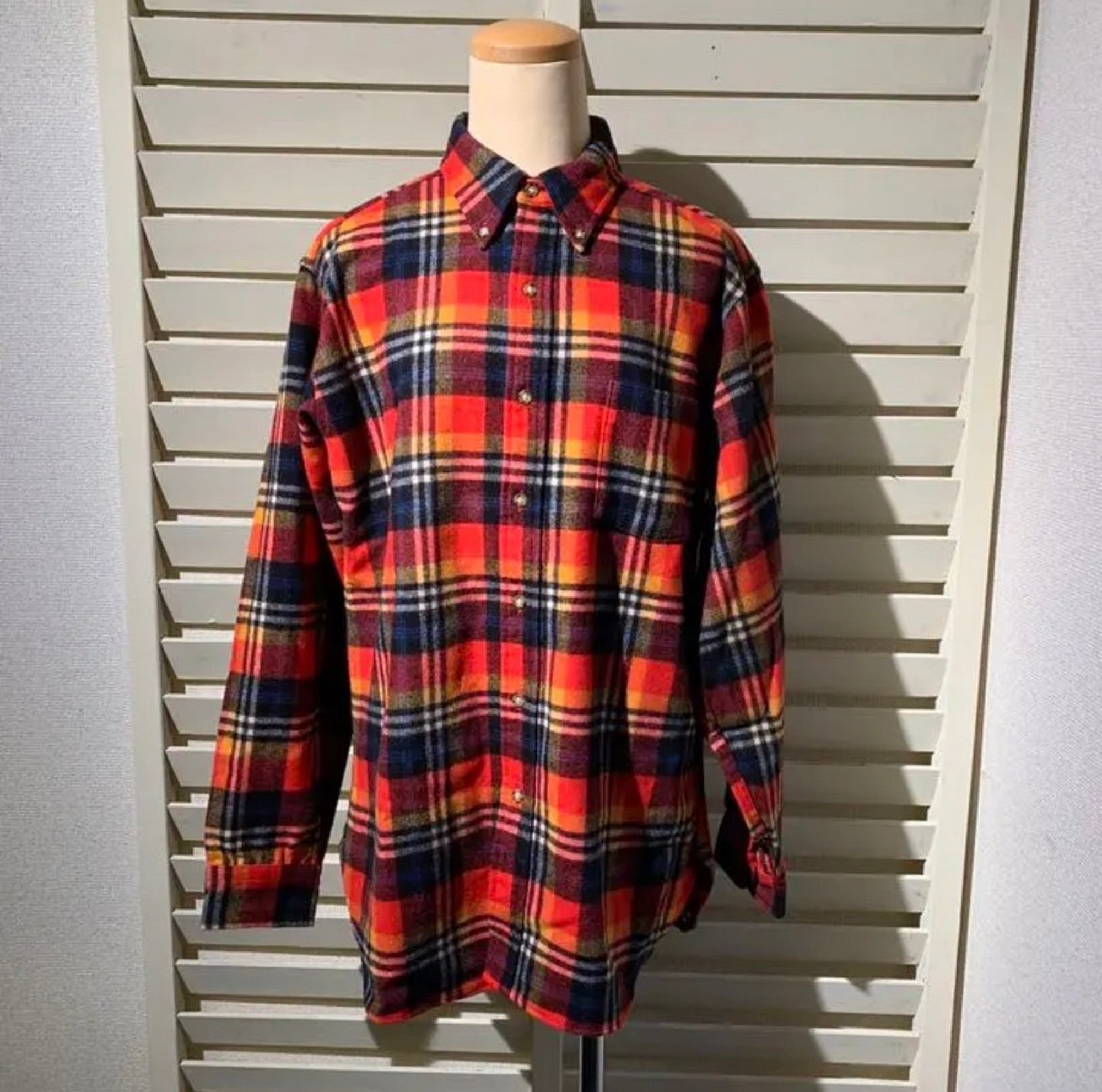 Pendleton】80s ペンドルトン USA製 ヘビー フランネル チェックシャツ 