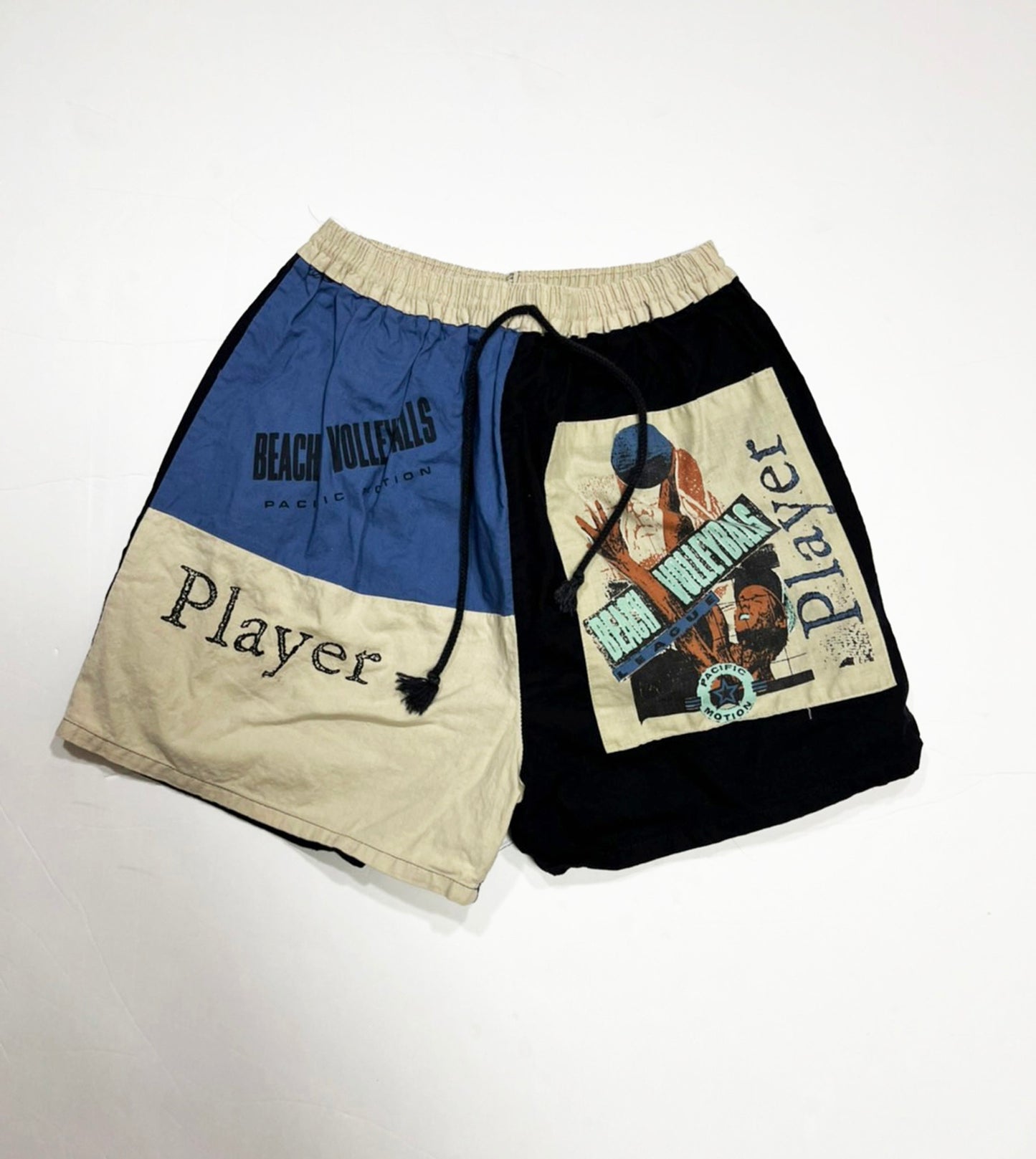 【EURO vintage】ビーチバレー ビンテージ ビーチショーツ  ショートパンツ (women's XL相当）