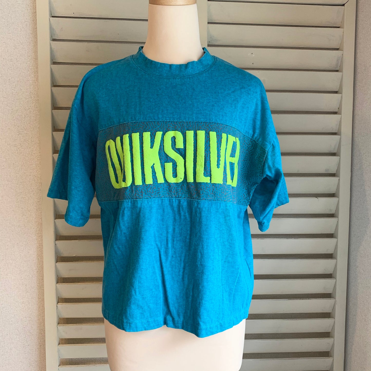 【QUIK SILVER】80s USA製 クィックシルバー  オールドサーフ Tシャツ (men's L)