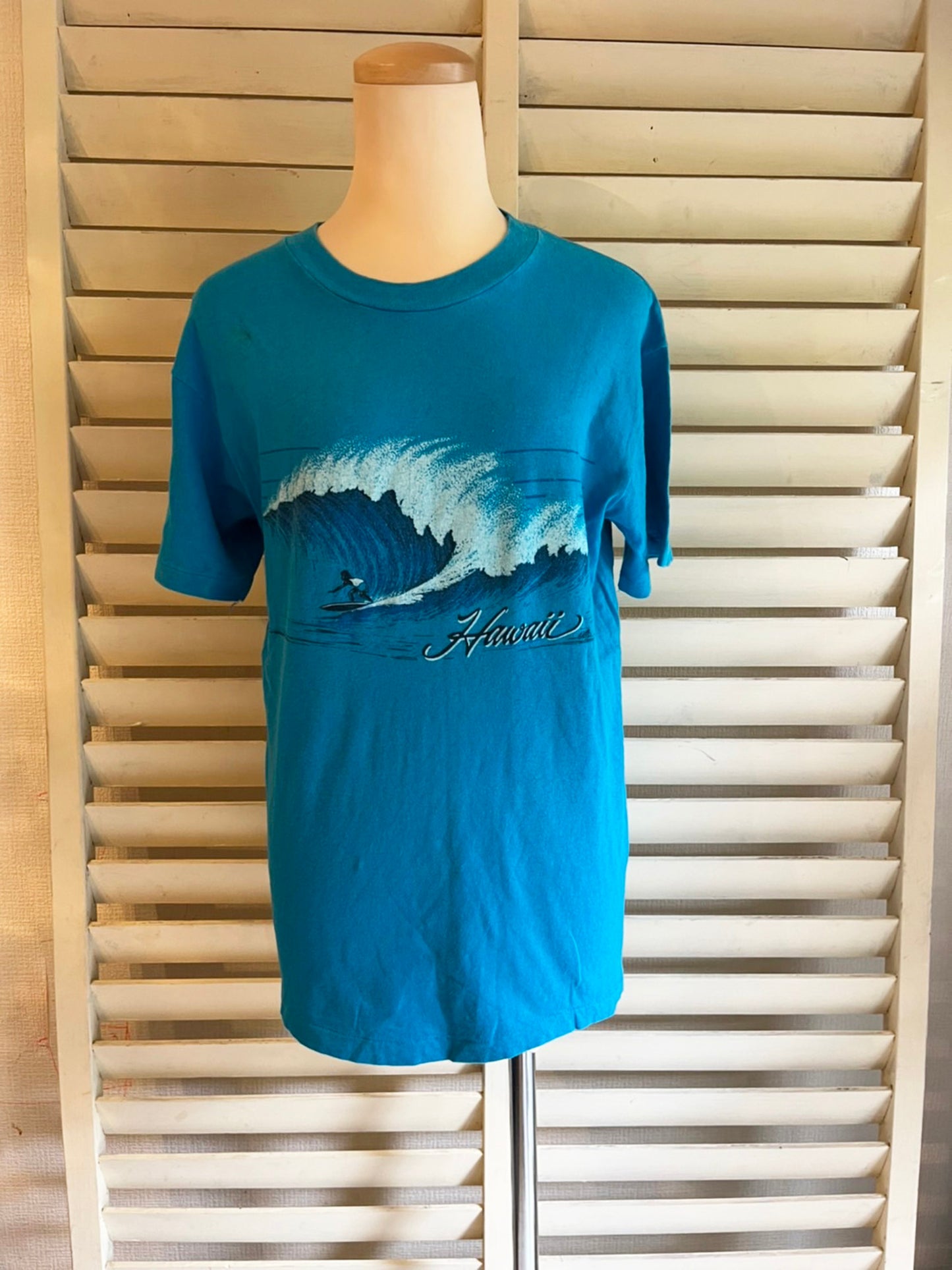 【vintage】80's Hanes製 Hawaii スーベニア Tシャツ（men's M)