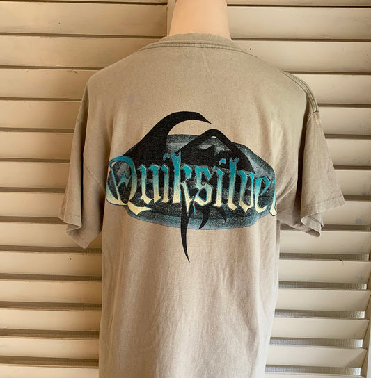 【Quik silver】90s クィックシルバー オールドサーフ Tシャツ (men's S)