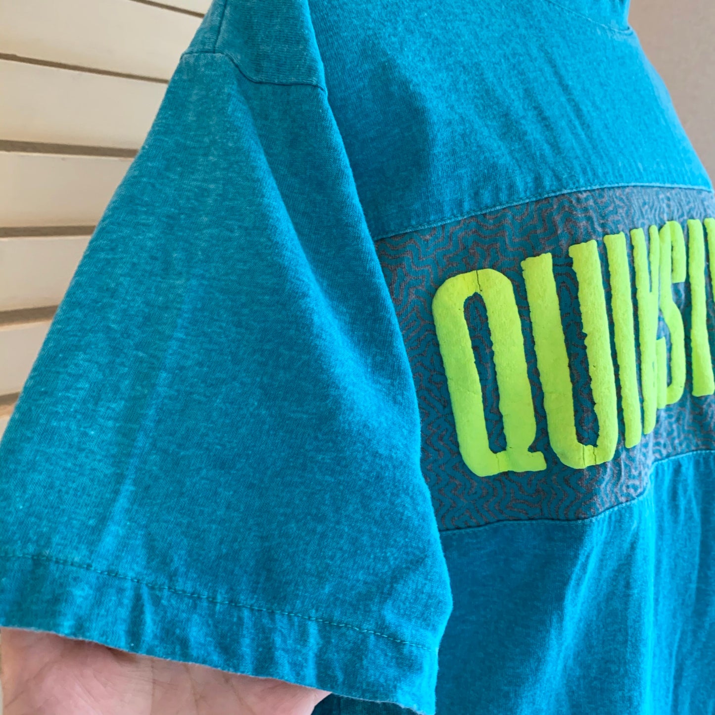 【QUIK SILVER】80s USA製 クィックシルバー  オールドサーフ Tシャツ (men's L)