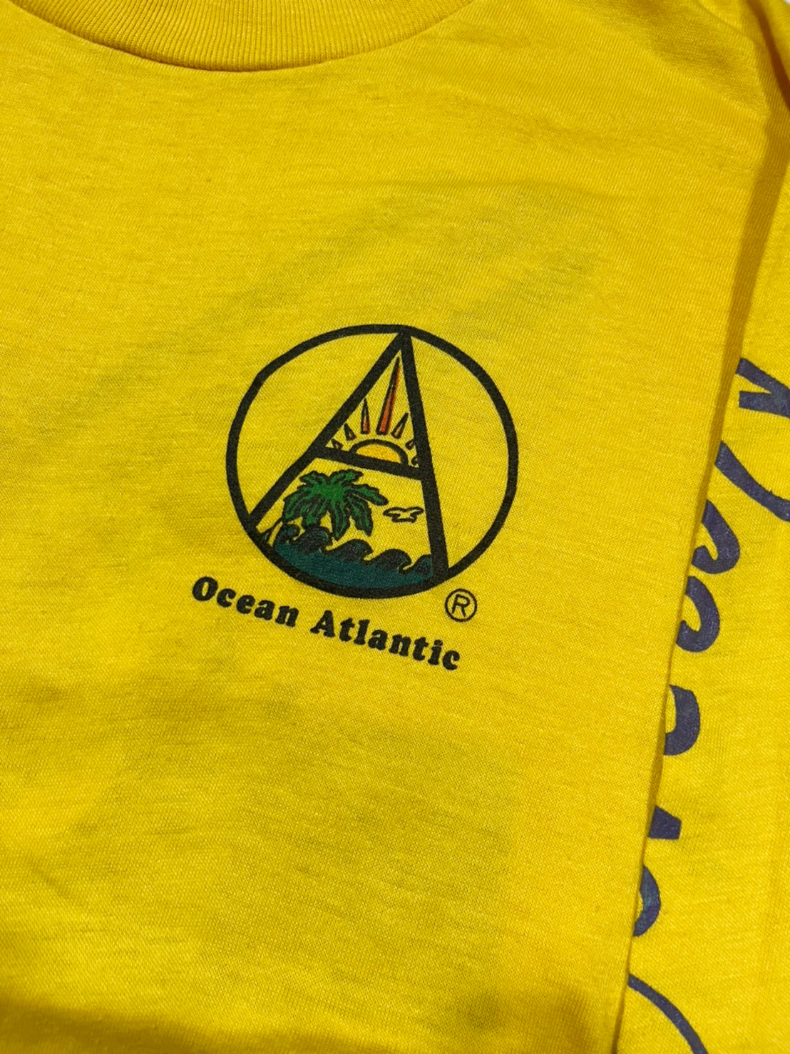 70's〜80's OCEAN ATLANTIC オールドサーフ 長袖 Tシャツ（women's S〜M相当）