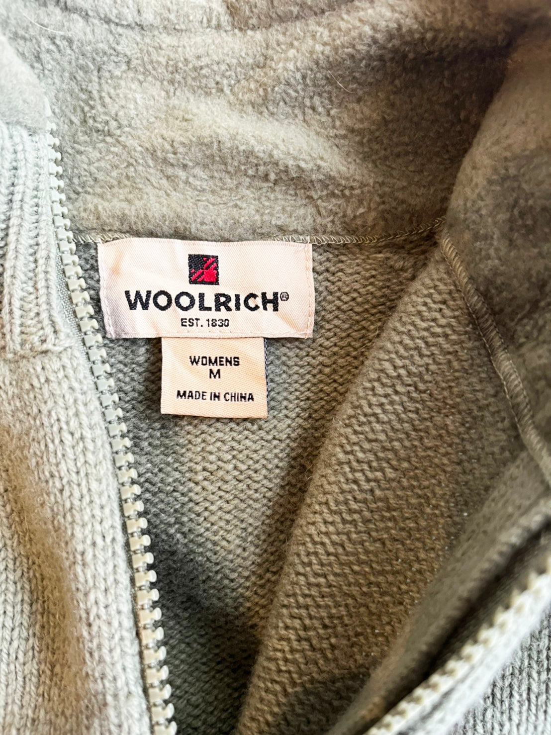 USA製　Wool Rich ウールリッチ  ノルディック柄　ハーフジップ