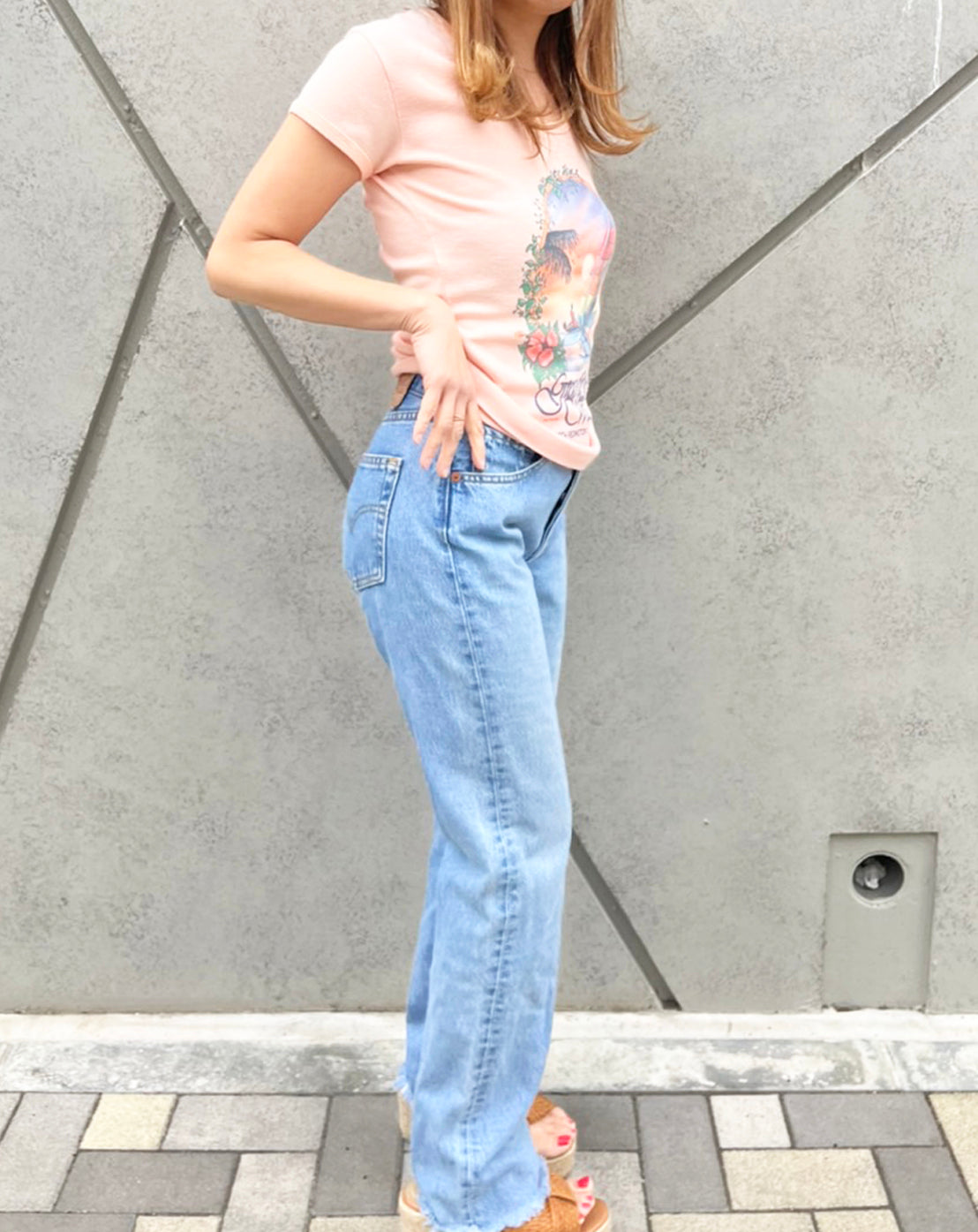 90's EURO Levis 501 ユーロリーバイス カットオフ デニムパンツ