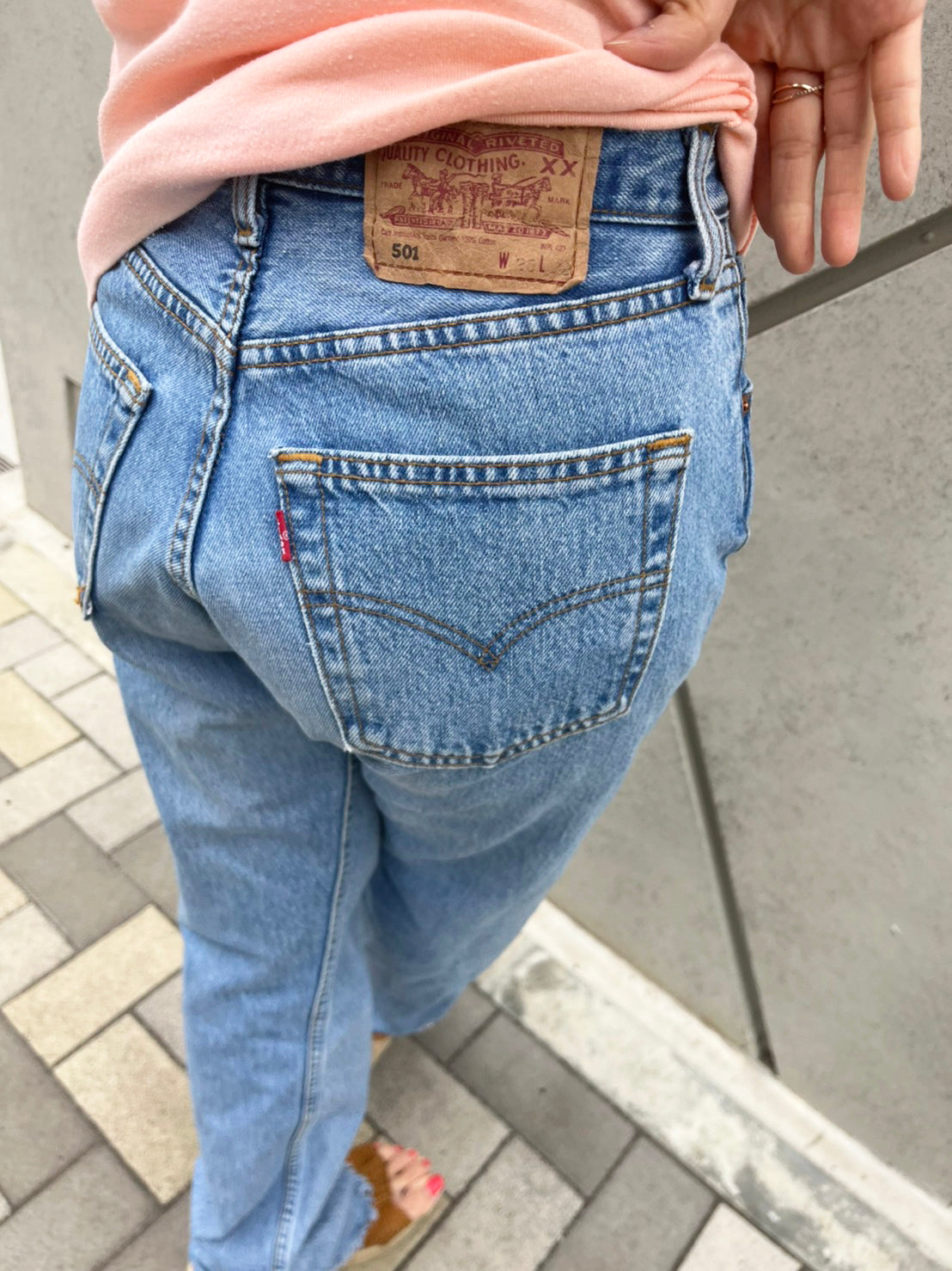 90’s EURO Levis 501 ユーロリーバイス カットオフ デニムパンツ ポーランド製 (W28 L32)