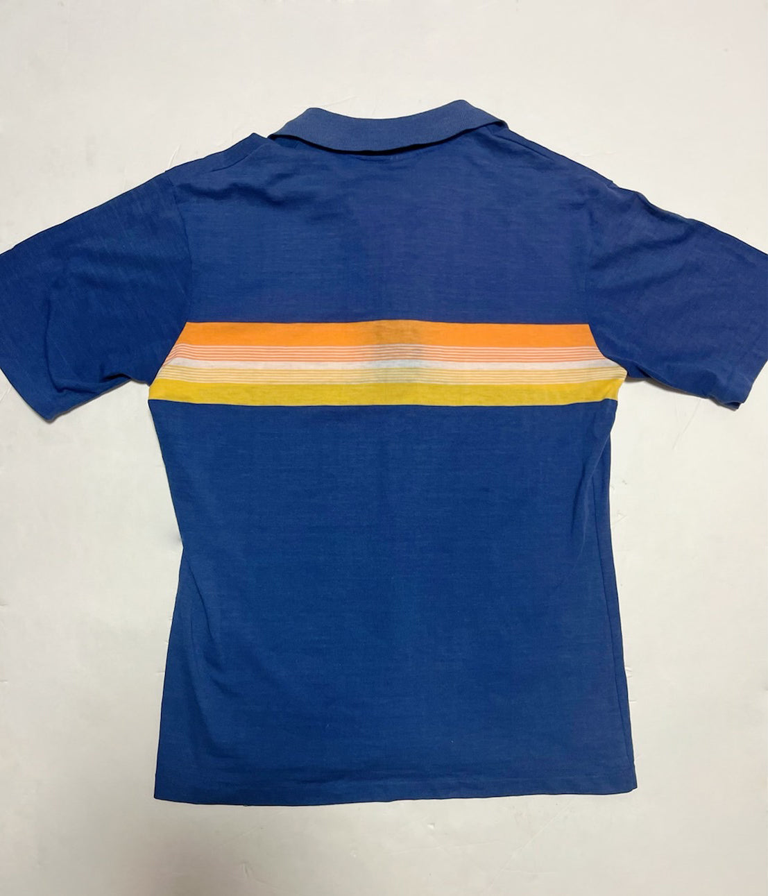 【Ocean pacific】70's vintage OP Striped polo shirt (men's M)