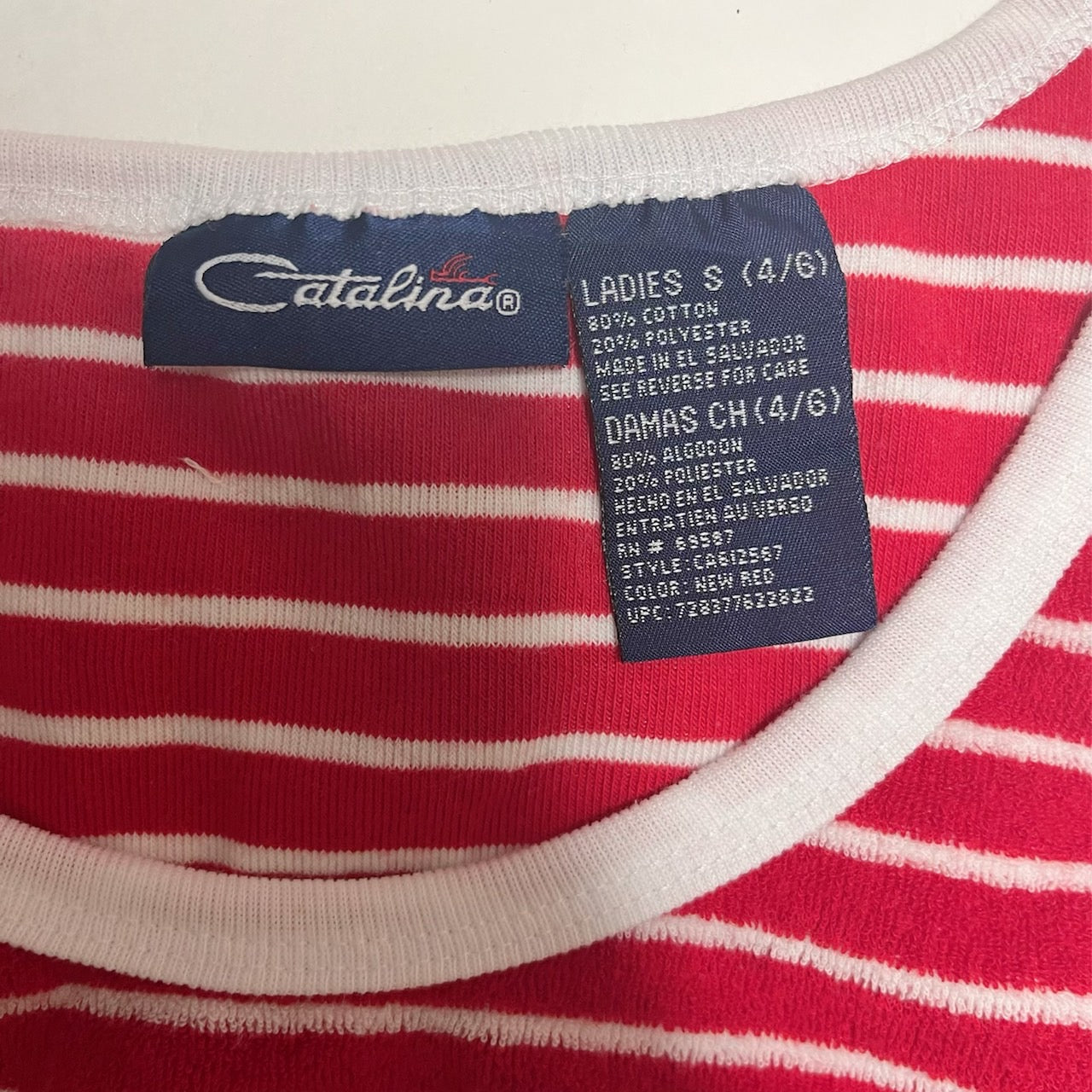 catalina vintage Pile Fabric tank tops (women's S)