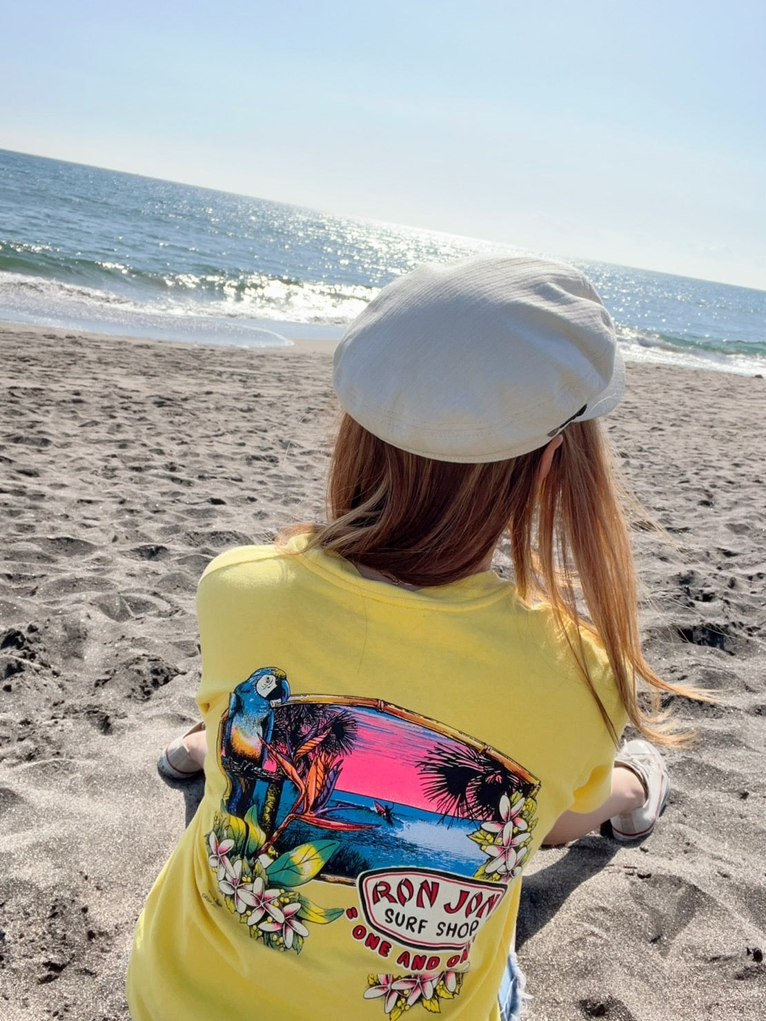 【RON JON】00's RonJon Surf Shop Vintage T-Shirt paradise surf Pocket  T-shirt （men's M)