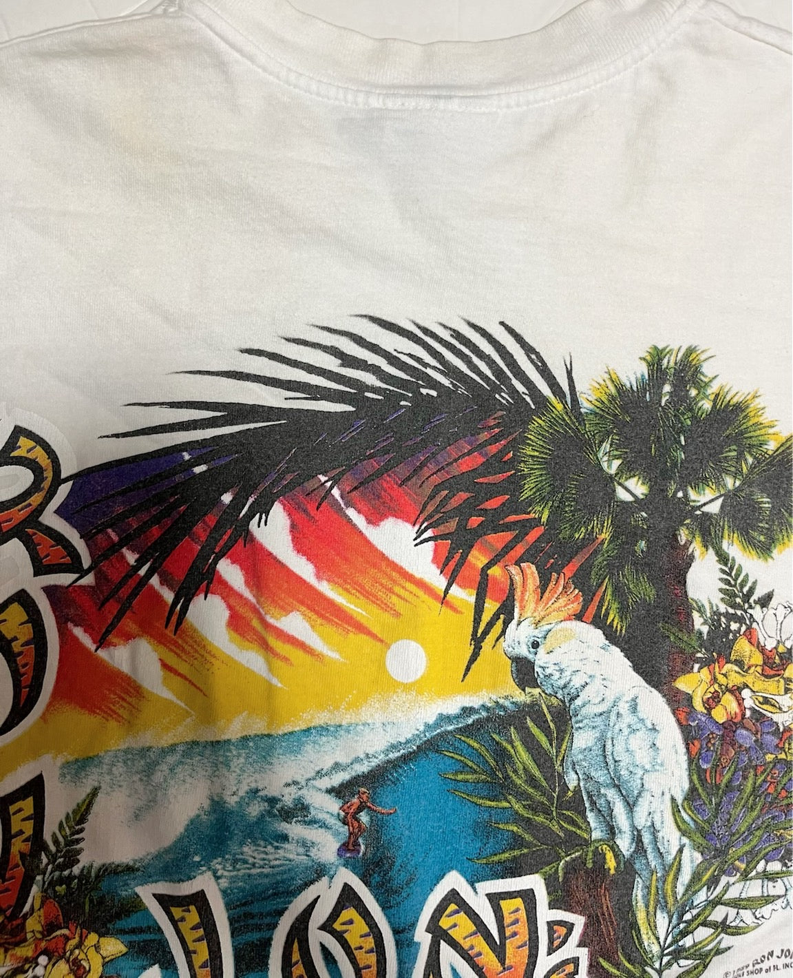 【RON JON】90's RonJon Surf Shop Vintage T-Shirt  （men's S)