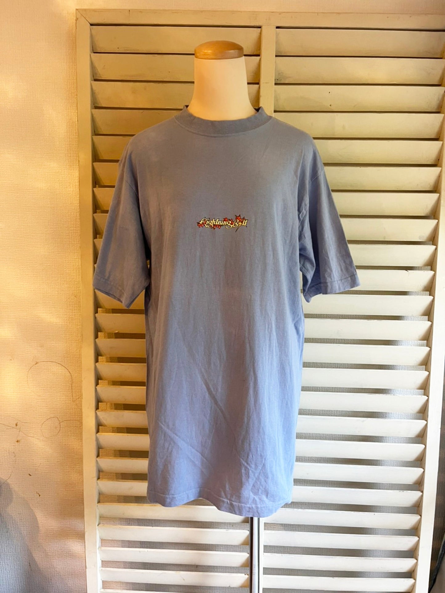 【Lightning bolt】90's ライトニングボルト ロゴ Tシャツ (men's L)