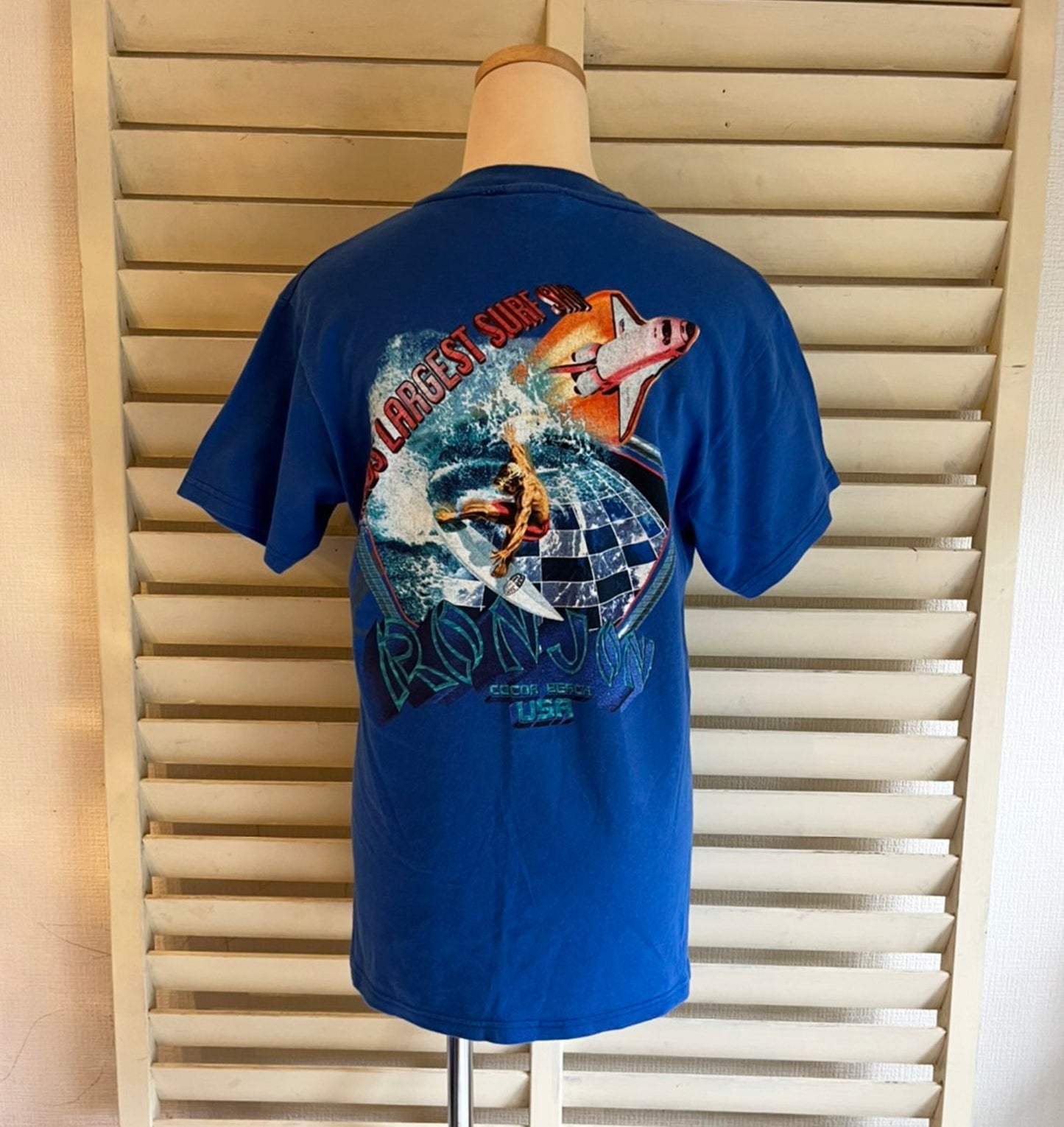 【RON JON SURF SHOP】ロンジョン　サーフィン プリント　Tシャツ (men's S相当 ）