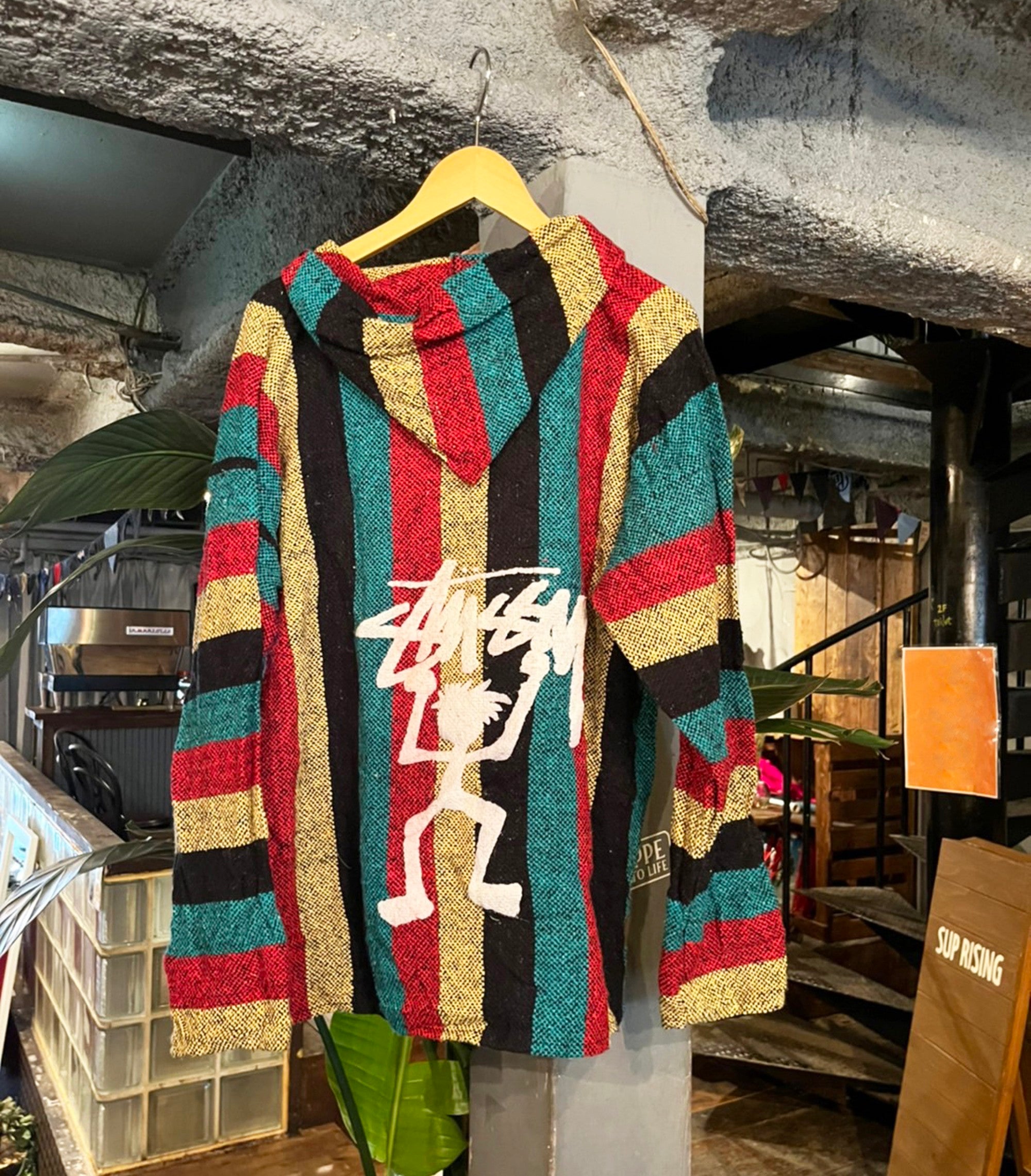 【VINTAGE】STUSSY スチューシー メキシカンパーカー レゲエ