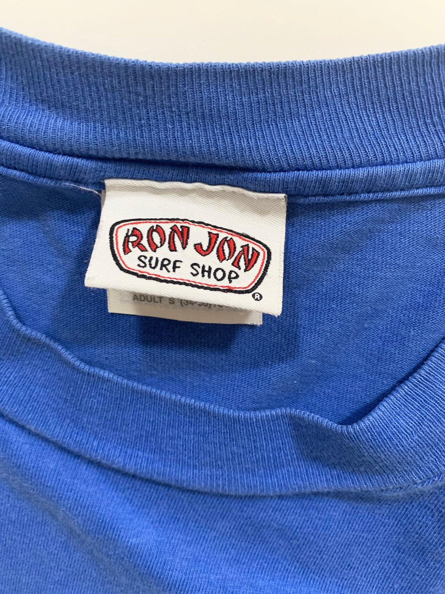 【RONJON SURF SHOP】ロンジョンサーフショップ ブルー Tシャツ (men's S)