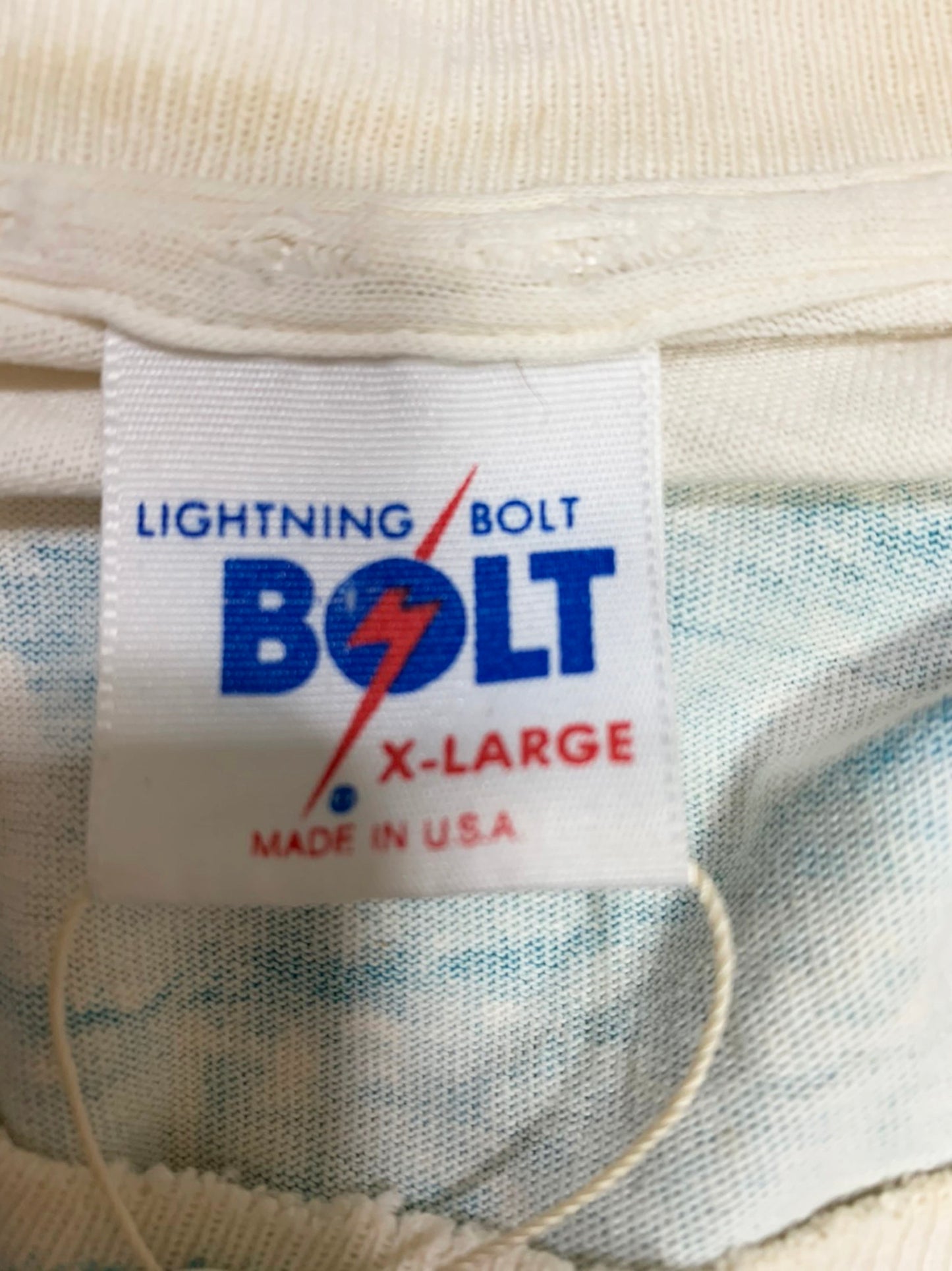 【Lightning Bolt】80’s　ライトニングボルト　椰子の木　Tシャツ　USA製（men's XL)