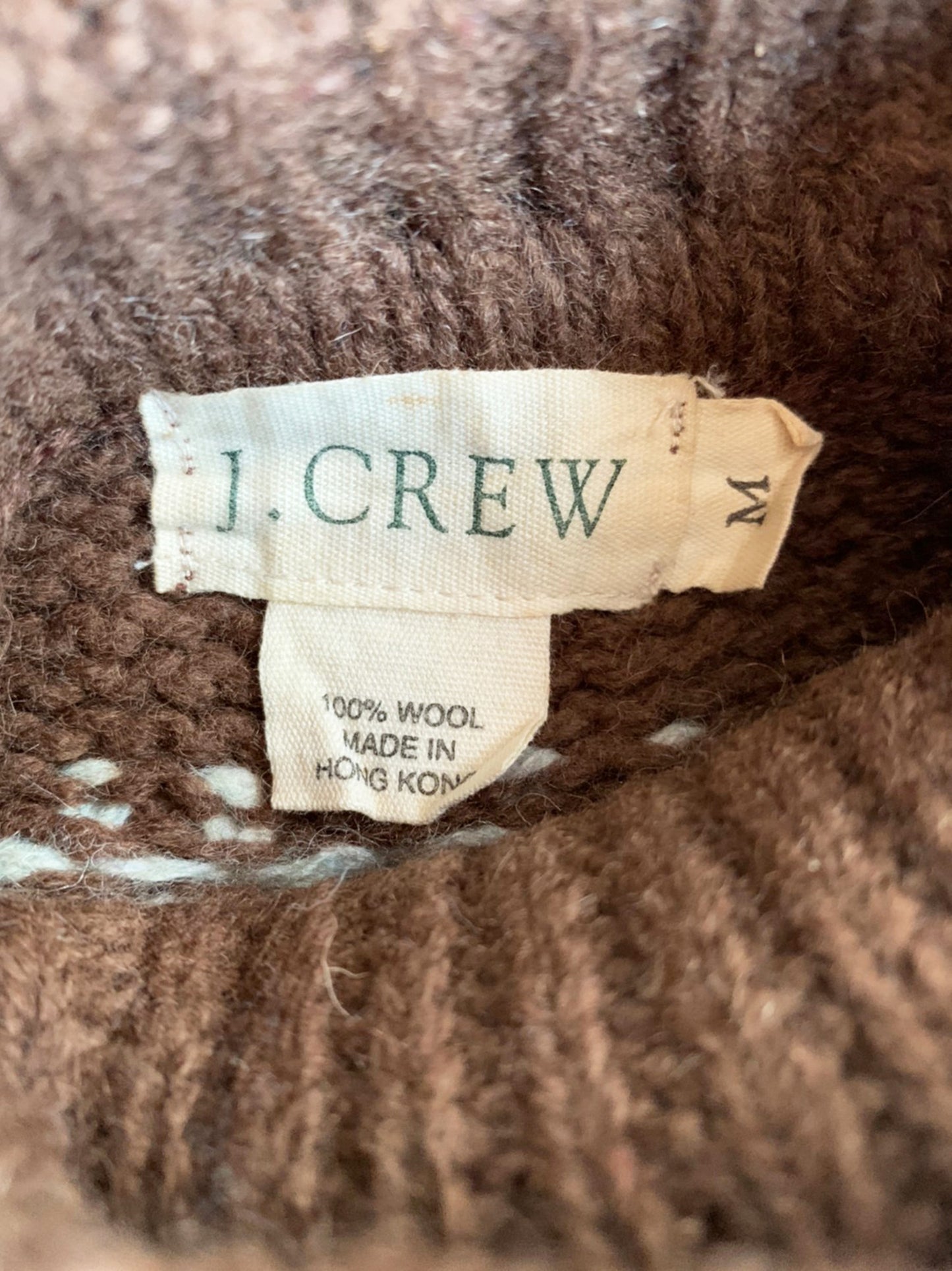 【J CREW】 ジェイクルー vintage ノルティッグ柄 セーター ニット（women's M )